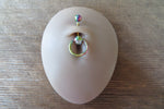 Floating Reverse Rainbow IP Knocker Belly Ring 14g (1.6mm) Piercing VCH Piercing
