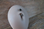 Amethyst Floating Minimalist Petite Custom Lengths Crystal Flower Gems Belly Ring 14g VCH Internally Threaded Piercing