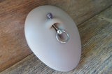 Vertical Hood Piercing Amethyst 14G 12G 10G Slave Ring VCH Curved Barbell Jewelry 14G (1.6mm) 12G (2.0mm) 10G (2.5mm) VCH Belly Ring