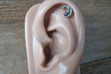 Moon & Star Surgical Steel Cartilage Tragus Ball Back 16G (1.2mm) Piercing