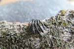 Silver Zombie Hand Skeleton Cartilage Lip 16G (1.2mm) Piercing