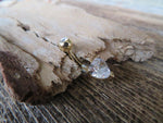 Silver Heart Zirconia Belly Ring 14g (1.6mm) Piercing