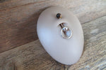 Vertical Hood Piercing Yellow Tiger Eye 14G 12G 10G Slave Ring VCH Curved Barbell Jewelry 14G (1.6mm) 12G (2.0mm) 10G (2.5mm) VCH Belly Ring
